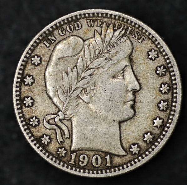 USA. Quarter dollar. 1901