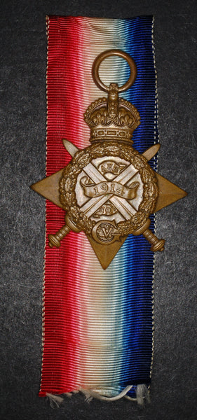 WW1. 1914 star. Harrison. A.S.C. Killed in action. **RESERVED**