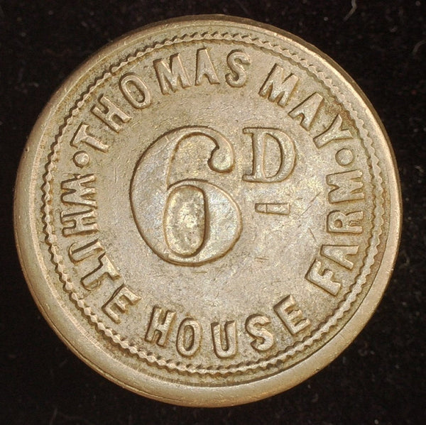 Hop pickers/Farm token. Essex. Thomas May. 19th C