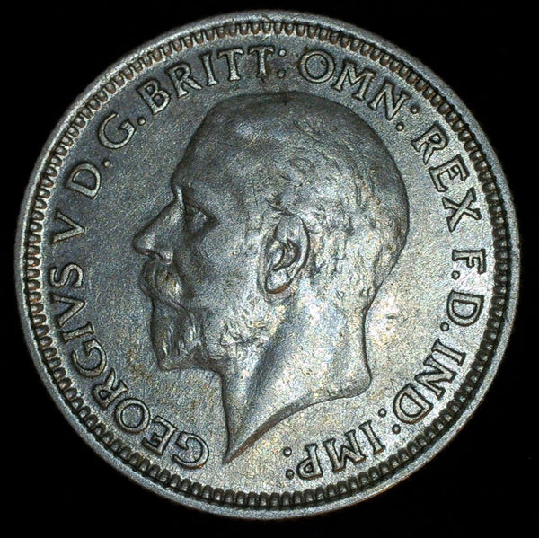 George V. Sixpence. 1928