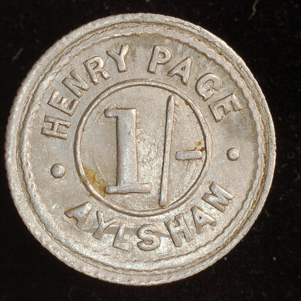 Hop pickers/Farm token. Norfolk. Henry Page. 19th C