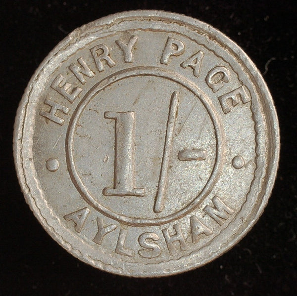 Hop pickers/Farm token. Norfolk. Henry Page. 19th C