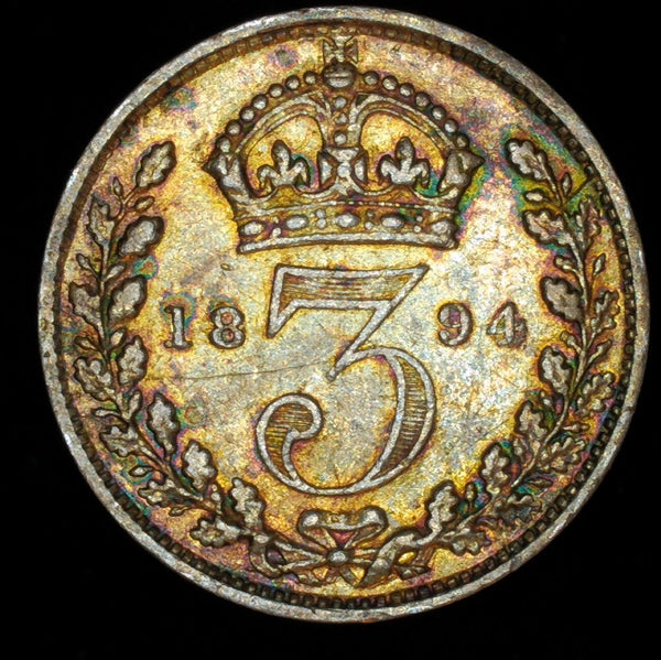 Victoria. Threepence. 1894