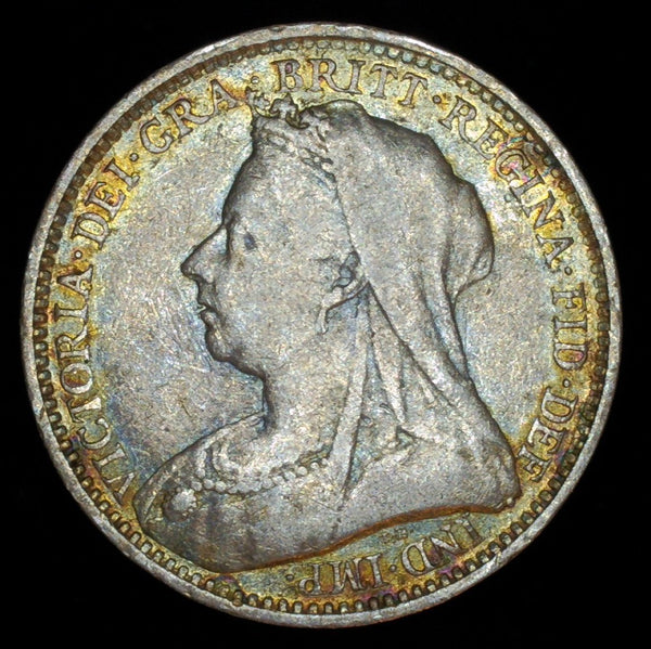Victoria. Threepence. 1894