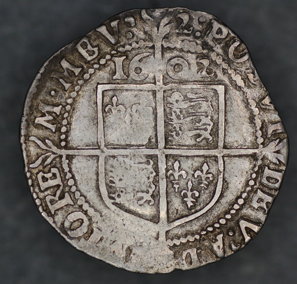 Elizabeth 1. Sixpence. 1602