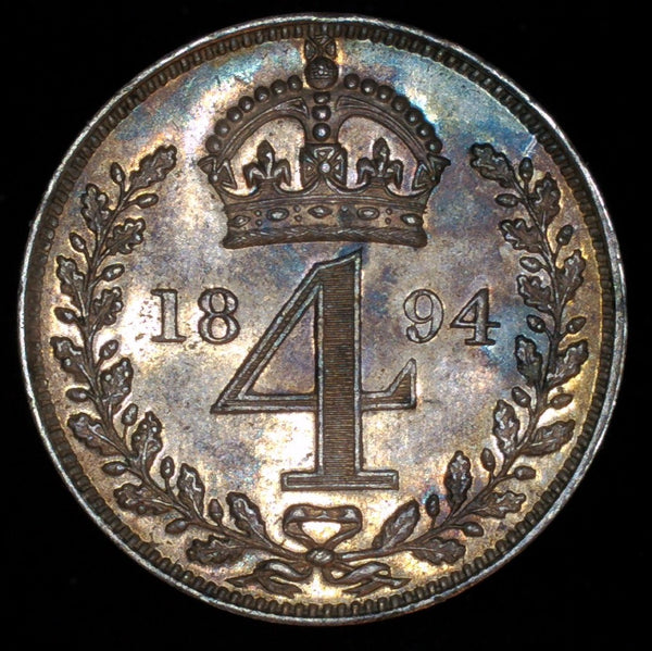 Victoria. Maundy Four Pence. 1894