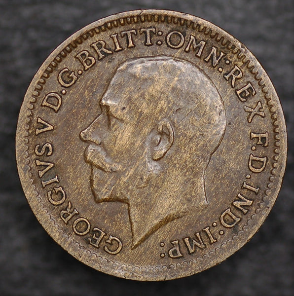 George V. Third Farthing. 1913