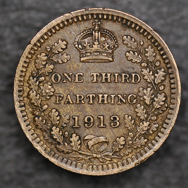 George V. Third Farthing. 1913