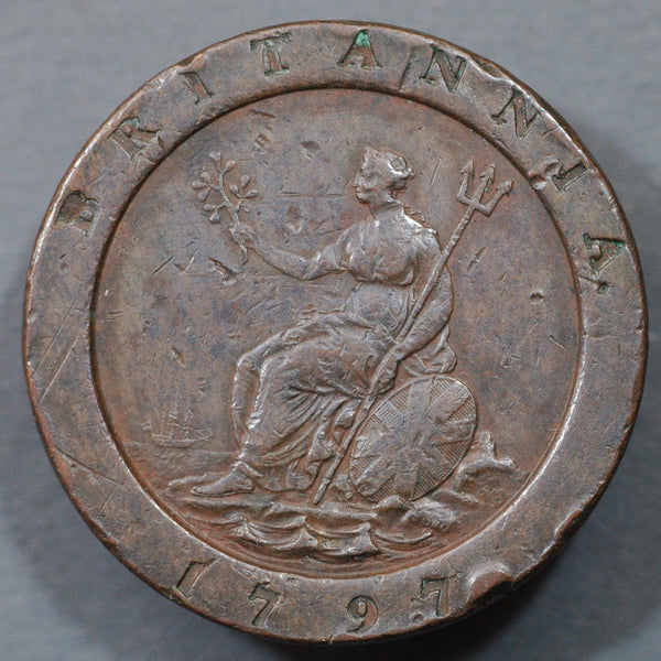 George III. Twopence. 1797. A selection
