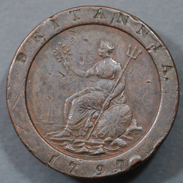 George III. Two Pence. 1797. A selection