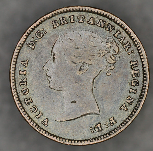 Victoria. Half farthing. 1843