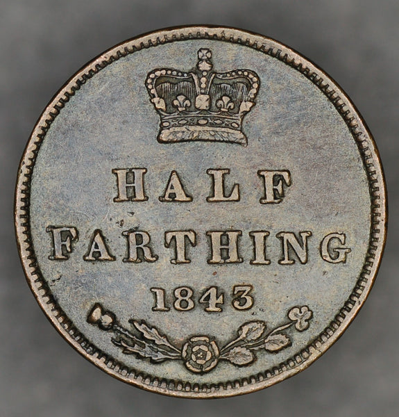 Victoria. Half farthing. 1843