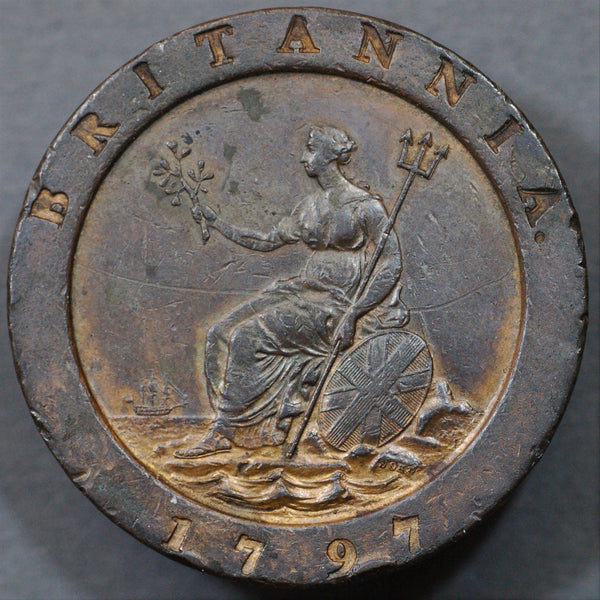 George III. Twopence. 1797. A selection