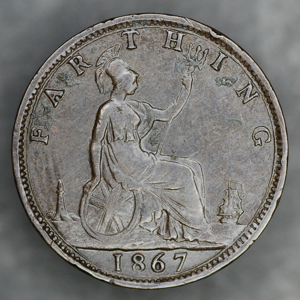 Victoria. Farthing. 1867