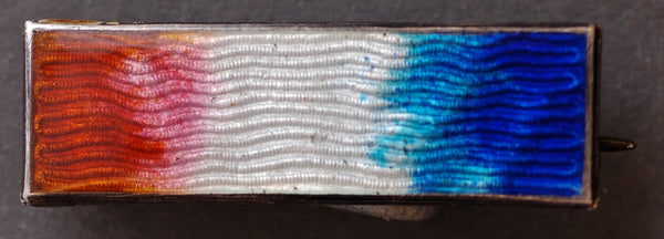 Silver and Enamel 1914-15 star ribbon brooch.