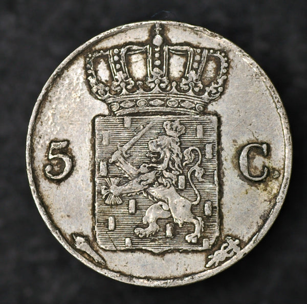 Netherlands. 5 cents. 1827