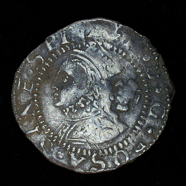 Elizabeth 1st. Three  farthings. 1562