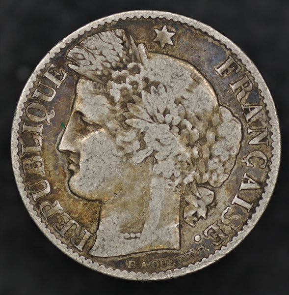 France. 50 centimes. 1888