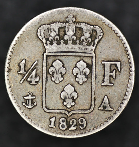 France. 1/4 franc. 1829 A