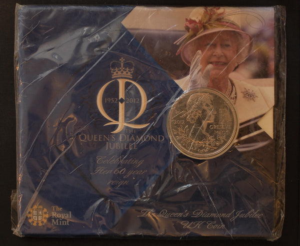 Elizabeth II. 5 Pounds. 2012. Jubilee