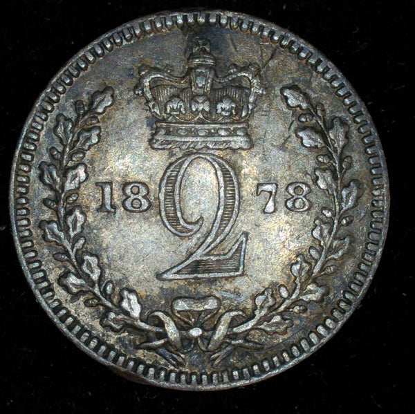 Victoria. Maundy Two pence. 1878.