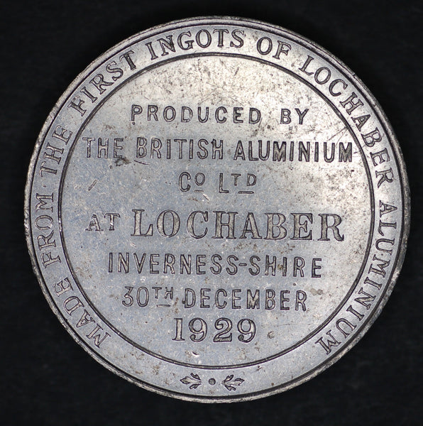 Scottish Lochaber Aluminium Medallion 1929