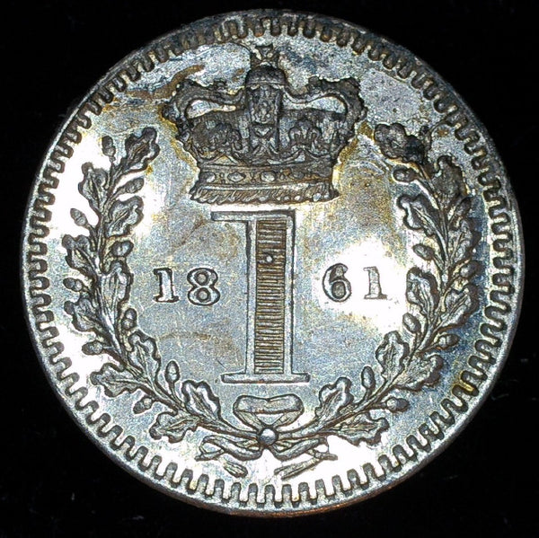 Victoria. Maundy One Penny. 1861