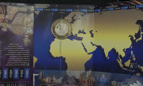 Elizabeth II Royal Mint 5 pounds. 2000 Millennium issue.