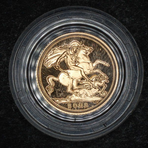 Royal Mint. Proof Half Sovereign. 2003