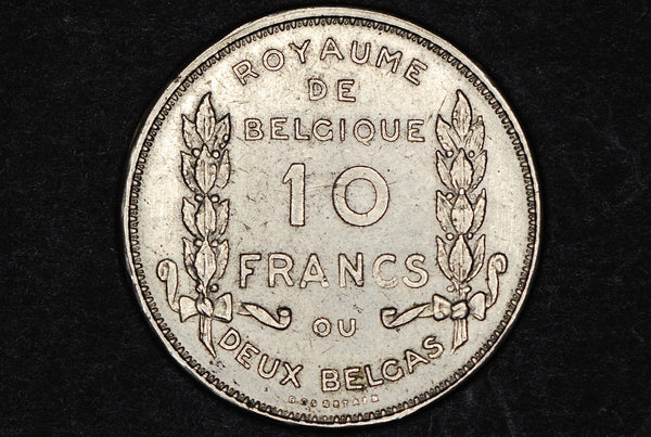 Belgium. 10 Francs. 1930