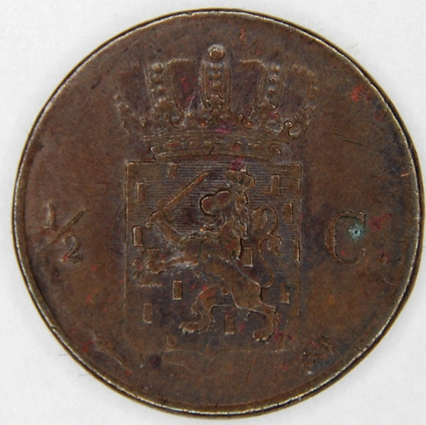 Netherlands. Half cent. 1821.
