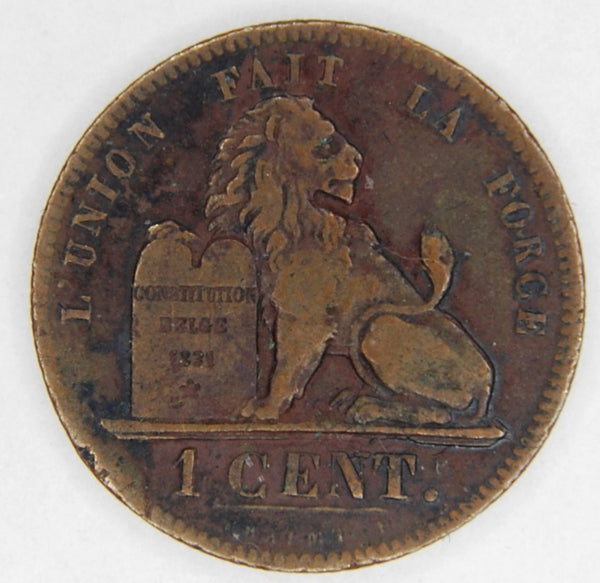 Belgium. 1 cent. 1860.