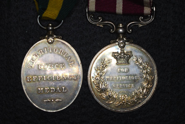 TFEM & MSM Pair. George V. WW1