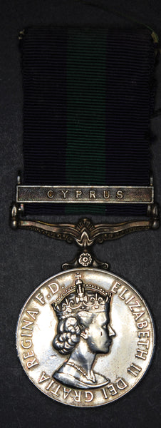 General service medal. Cyprus bar. Royal Engineers.