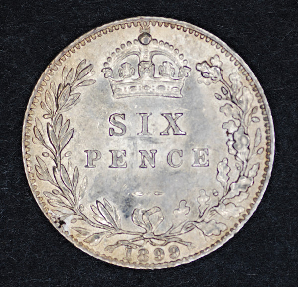 Victoria. Sixpence. 1899.