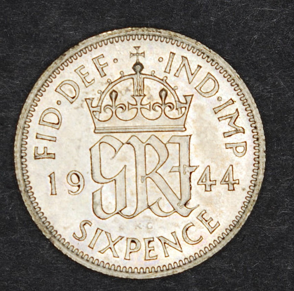 George VI. Sixpence. 1944