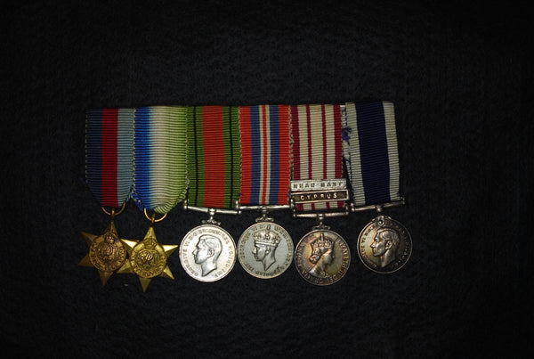 Naval miniature medal group of 6