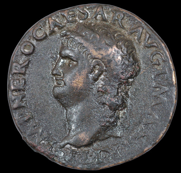 Nero,  AE As, AD54-68