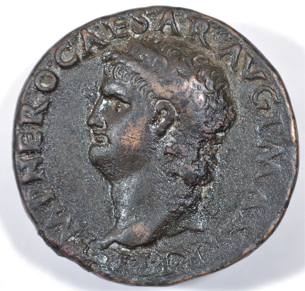 Nero,  AE As, AD54-68