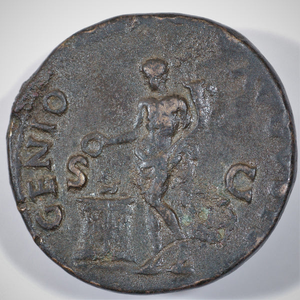Nero,  AE As, AD54-68