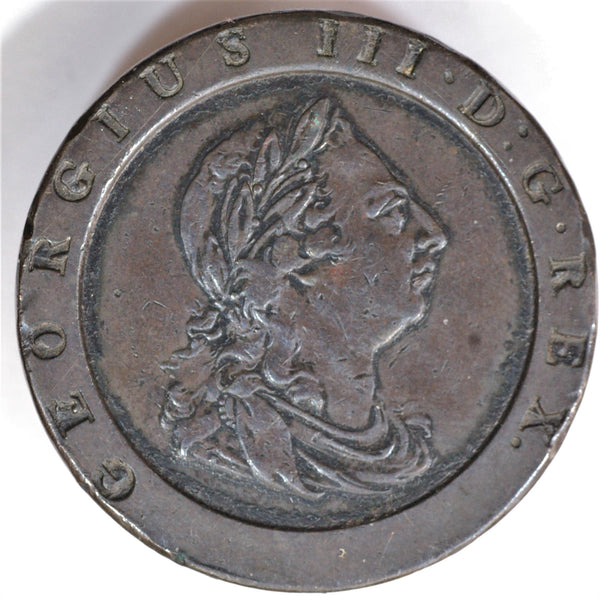 George III. Twopence. 1797. A selection