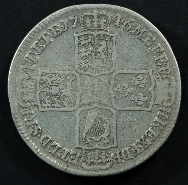 George II. Halfcrown. 1746 Lima
