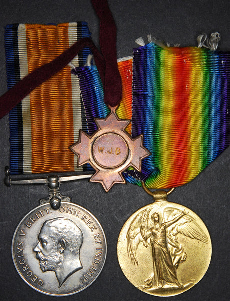 ** Reserved** WW1 medal pair and personal ID. RAMC.