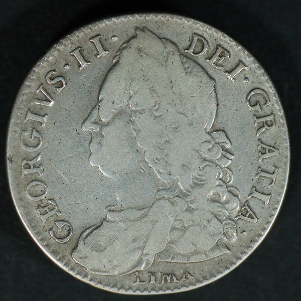 George II. Halfcrown. 1746 Lima