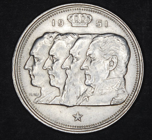 Belgium. 100 Francs. 1951
