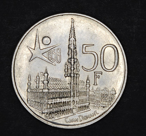 Belgium. 50 Francs. 1958