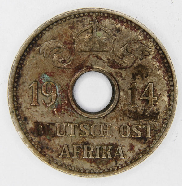 German East Africa. 5 Heller. 1914J.