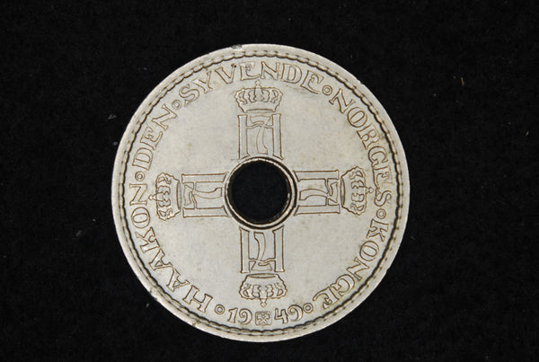 Norway. 1 Krone. 1949.