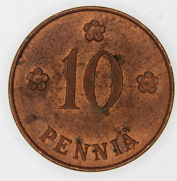 Finland. 10 Pennia. 1919.