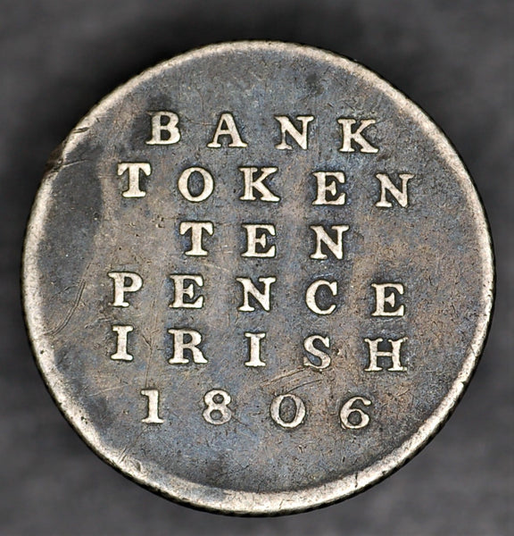 Ireland. Bank Token. Ten Pence. 1806.